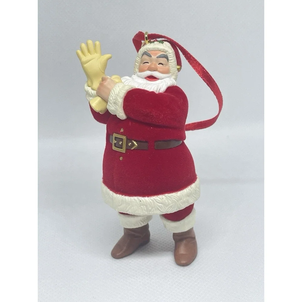 Twas The Night Before Christmas Santa Claus Tree Ornament 2001 Hallmark Keepsake